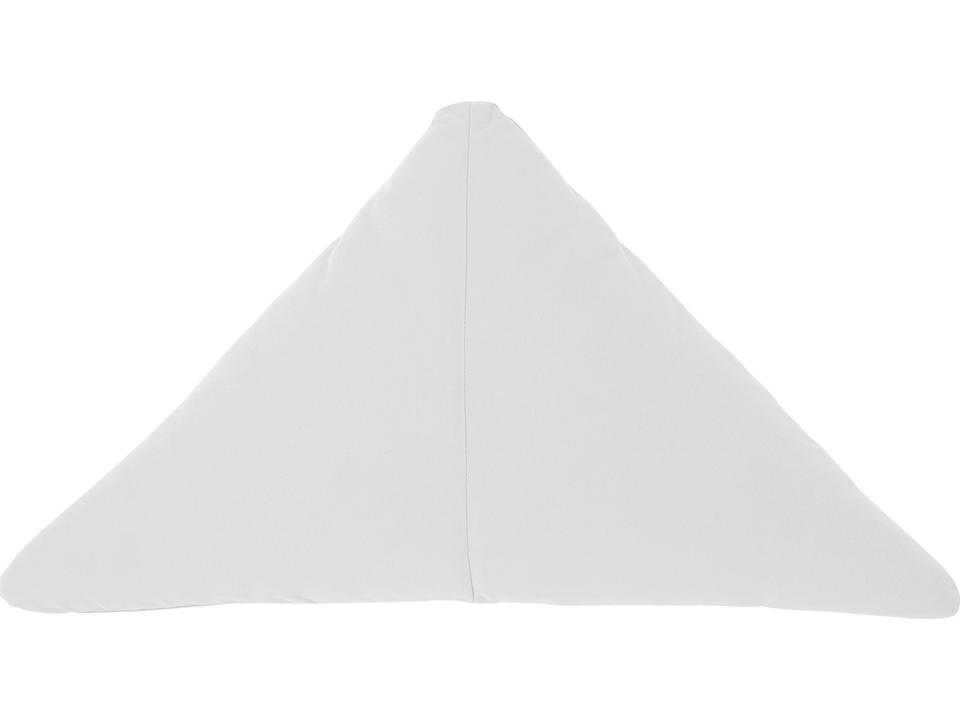 26-Inch Triangle Throw Pillow in White