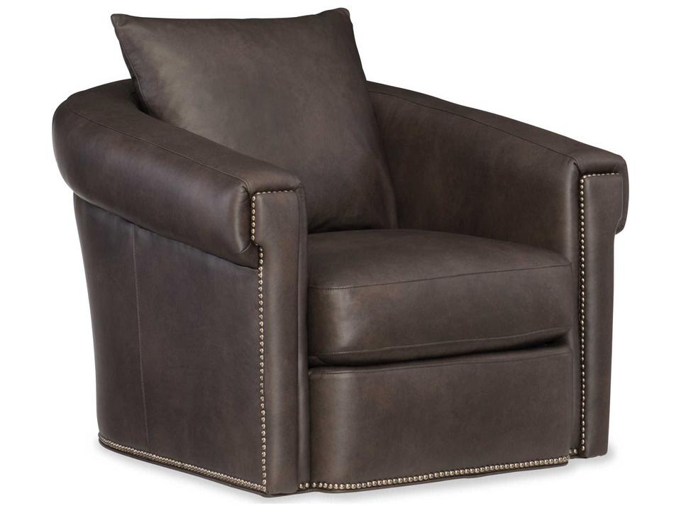 Andre Glider Leather Accent Chair
