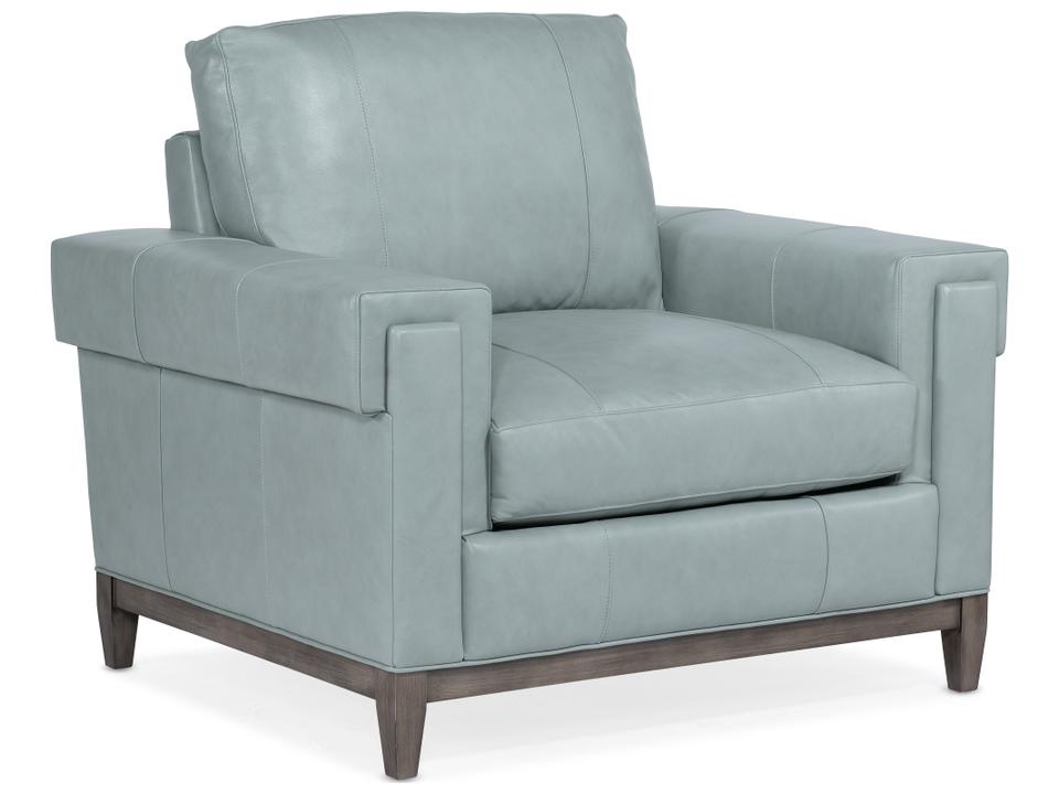 Noah Upholstered Accent Chair with Nailhead Trim