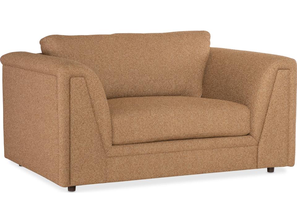 Crew 62-Inch Wide Upholstered Accent Chair with 8-Way Hand-Tied Springs