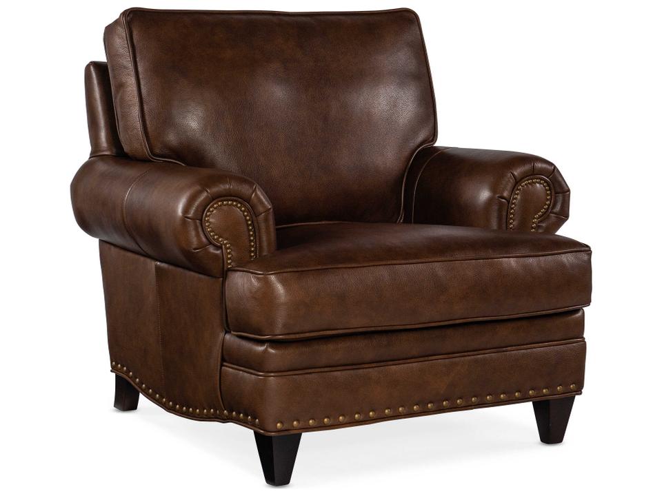 Carrado Upholstered Accent Chair with Nailhead Trim