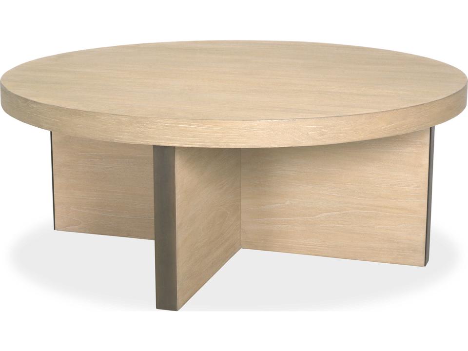 Zuma Round Wood Fawn Coffee Table