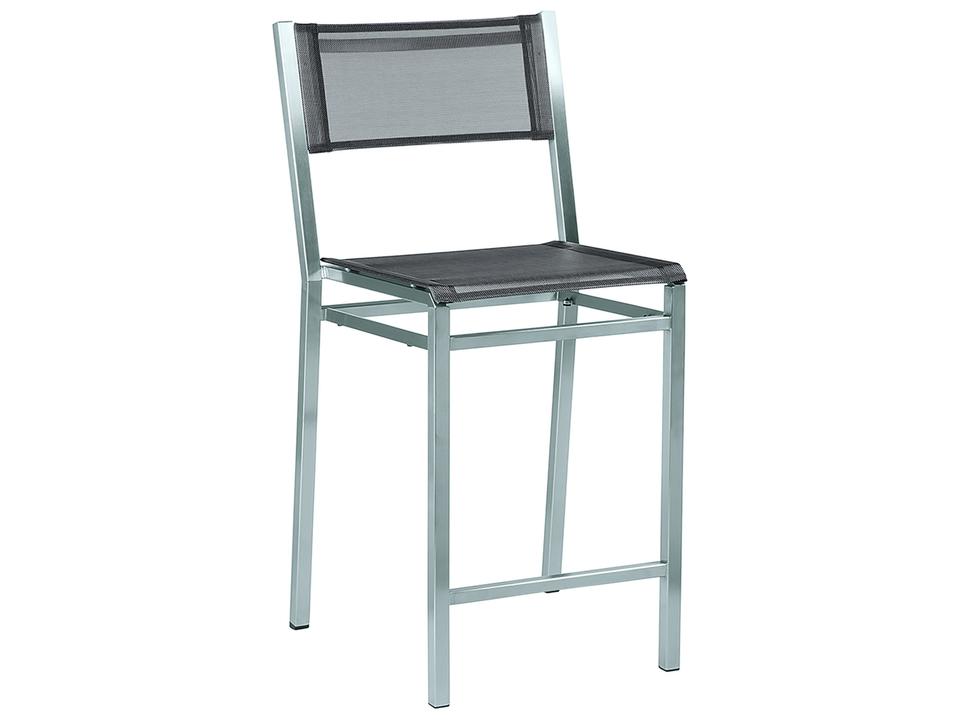 Equinox Counter Stool - Platinum Textilene Sling