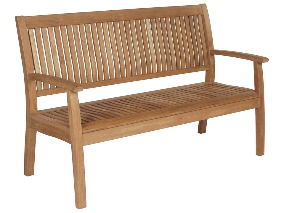 Monaco Seat - Natural Teak - 57"