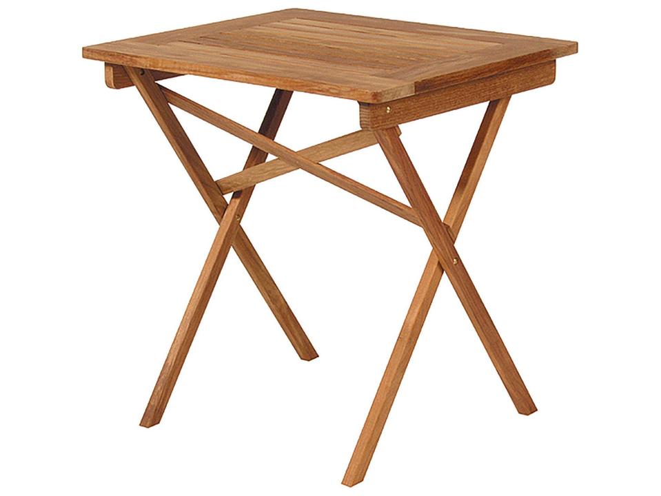 Safari Folding Side Table in Natural Teak