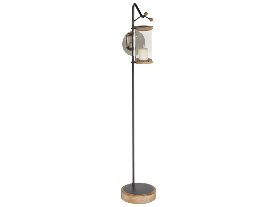 Luna Lantern - Natural Teak