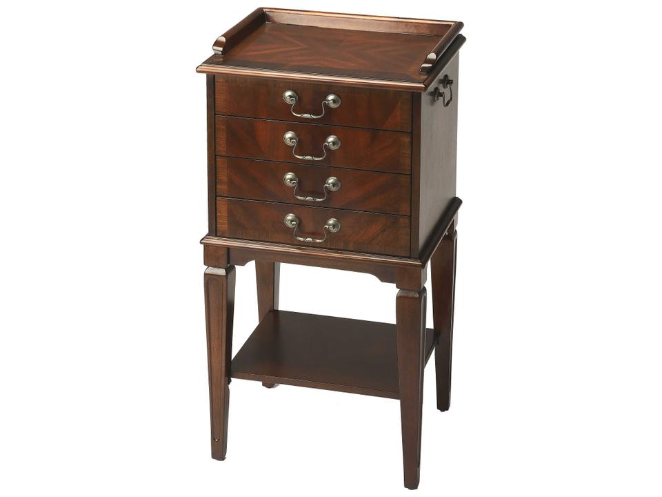 Specialty Hardwick 4-Drawer Accent Chest in Cherry Finish