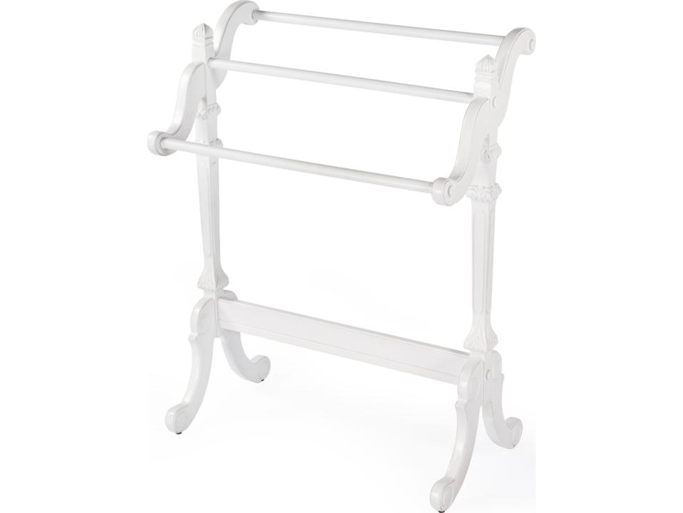 Newhouse Cottage White Blanket Rack