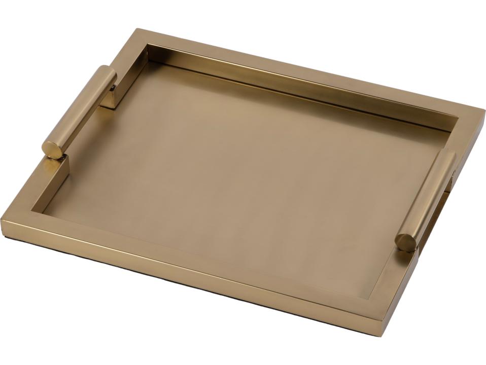 Specialty Morante Golden Stainless Steel Serving Tray