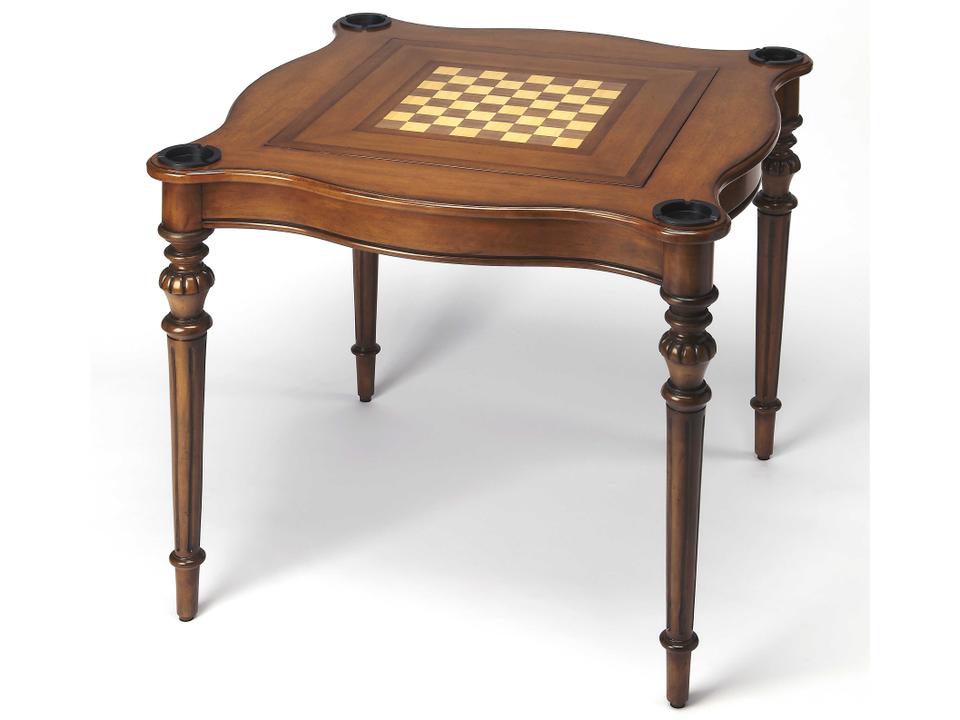 Eastwick Square Multi-Game Table in Antique Cherry Finish