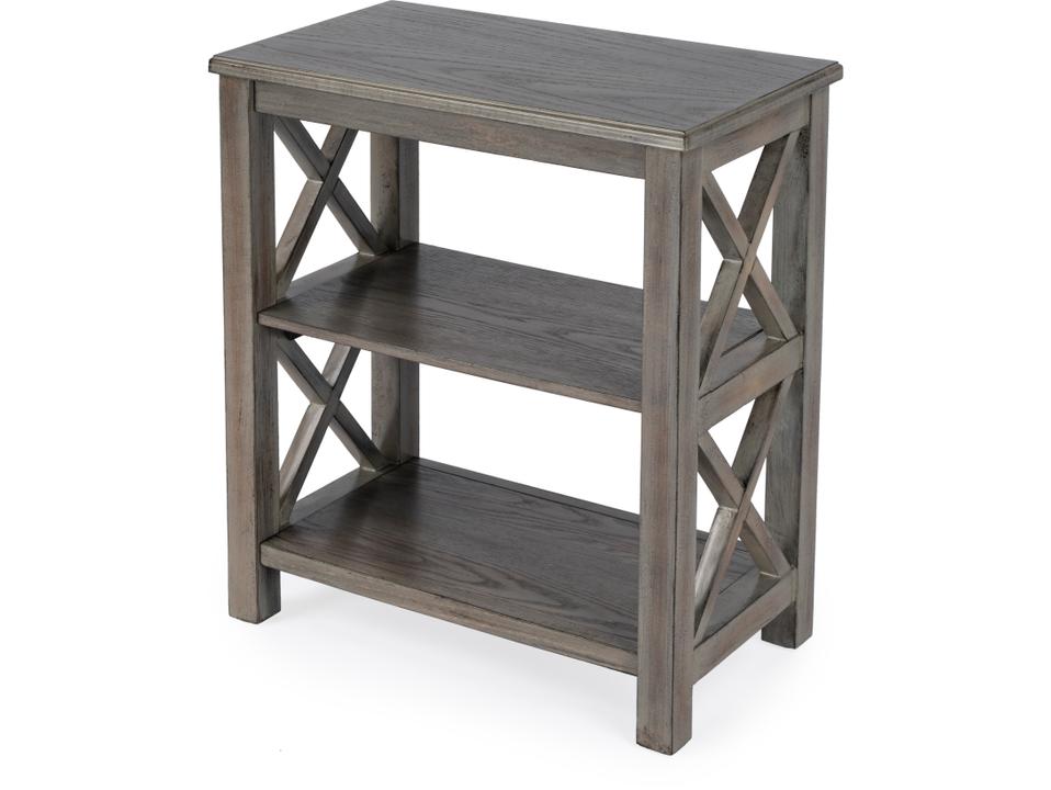 Vance 2-Shelf Bookcase in Dusty Trail Finish