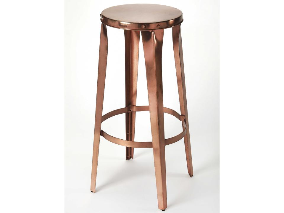 Specialty Company Ulrich Backless Bar Stool in Copper Iron