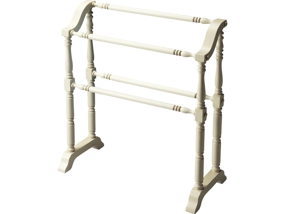 Lillian Cottage White Blanket Stand