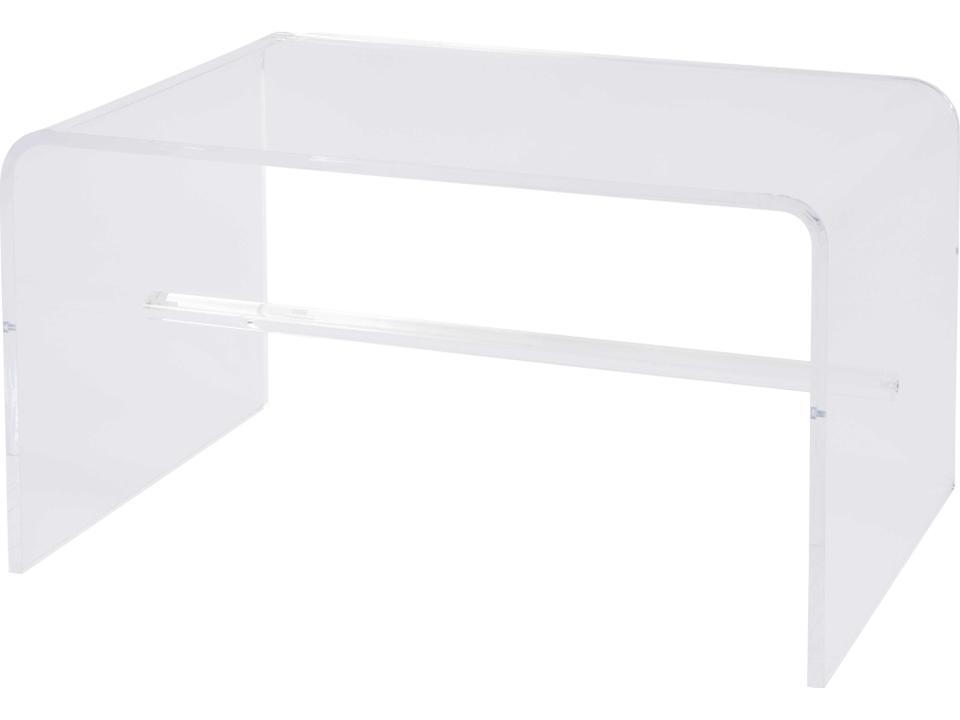 Corsica Rectangle Acrylic Coffee Table in Clear