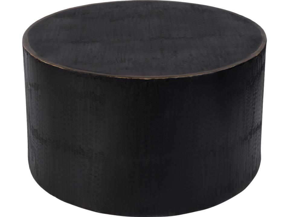 Specialty Tundra Round Coffee Table in Bronze Stainless Steel