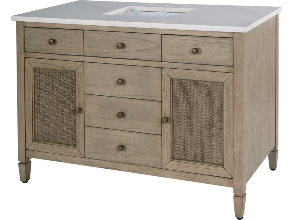 Specialty Company Flagstaff 48-Inch Quartz Top Bathroom Vanity in Desert Sand