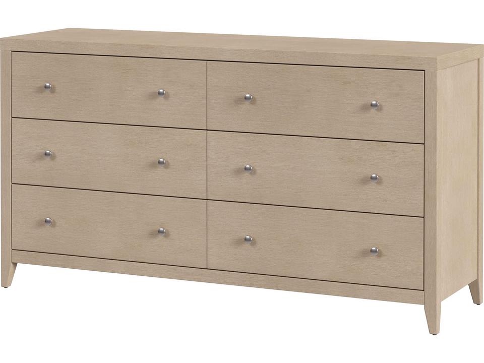 Specialty Company Dana 6-Drawer Wood Dresser in Taupe