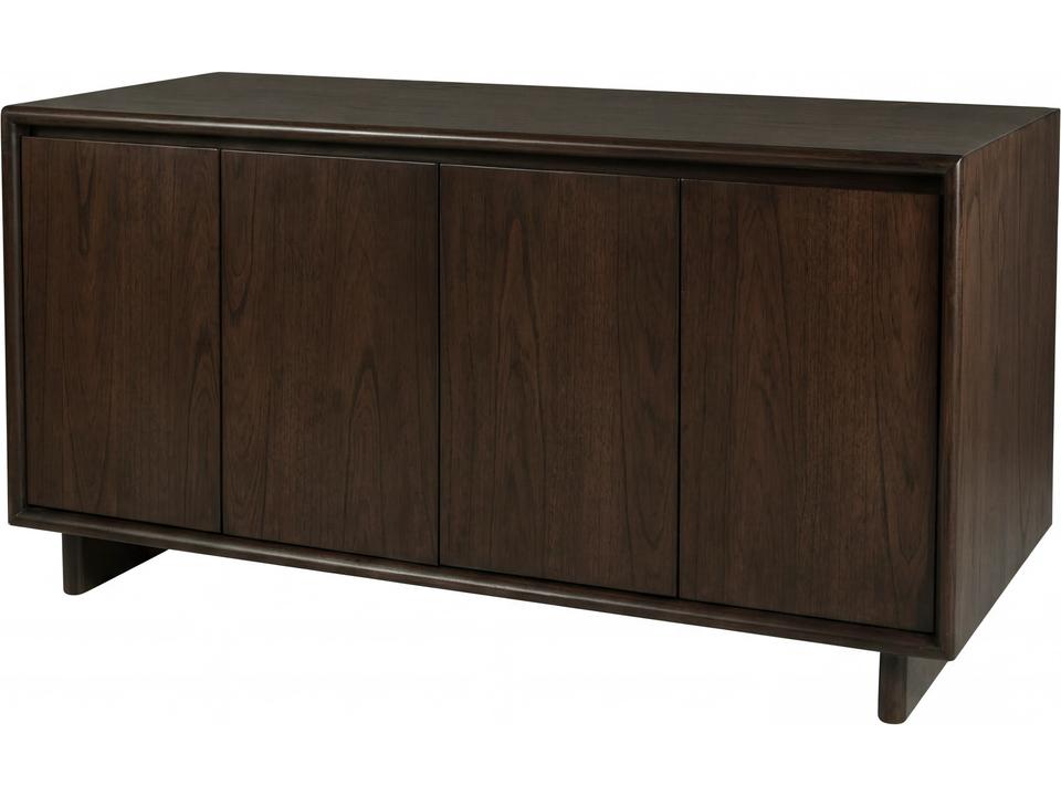 Halmstad 63 in. W Wood Sideboard with Interior Storage Brown