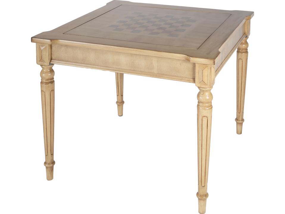 Specialty Company Vincent Game Table Antique Beige Wood