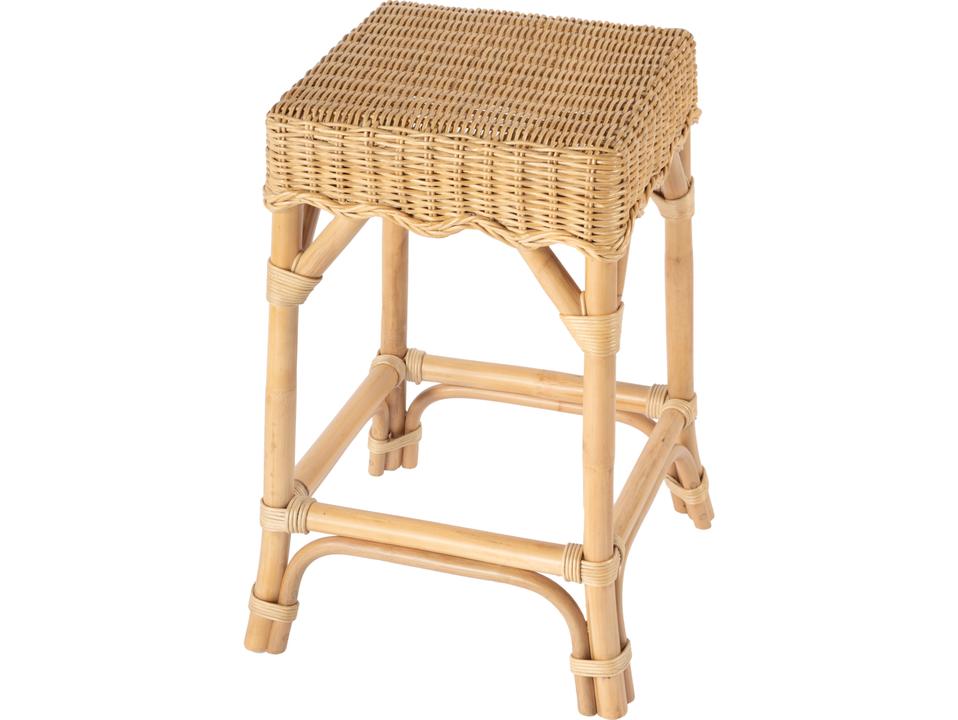 Specialty Company Flora Natural Rattan Counter Stool in Light Brown