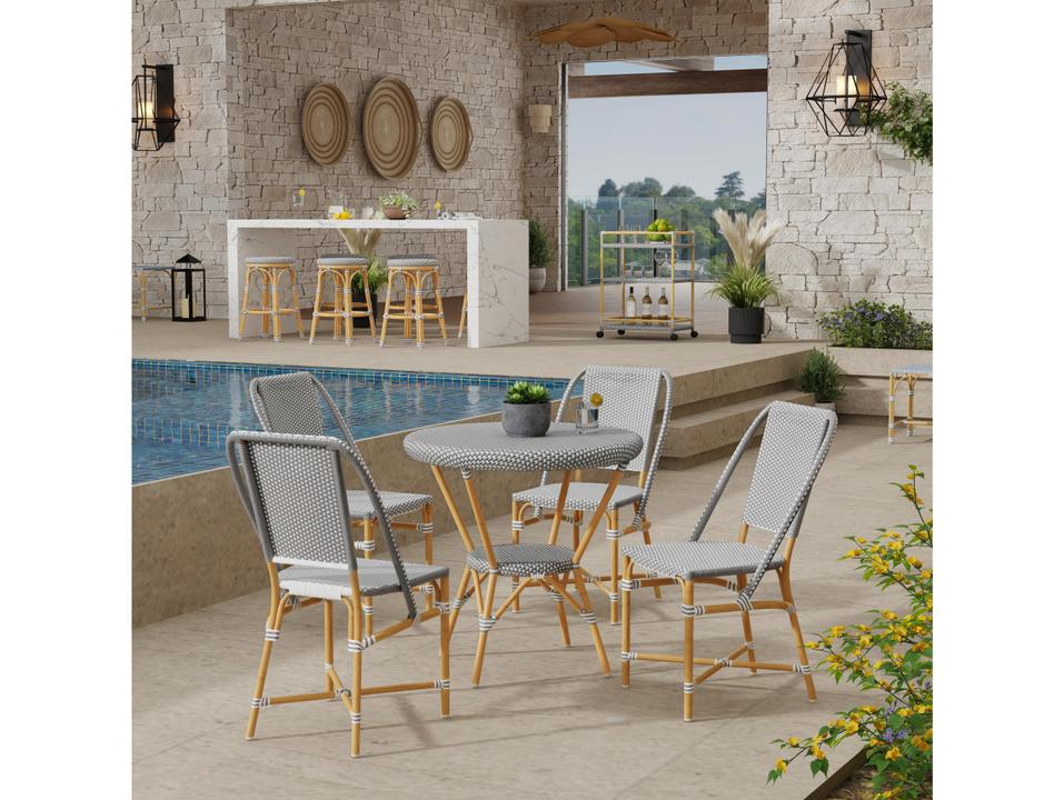 Tobias Aluminum Dining Set