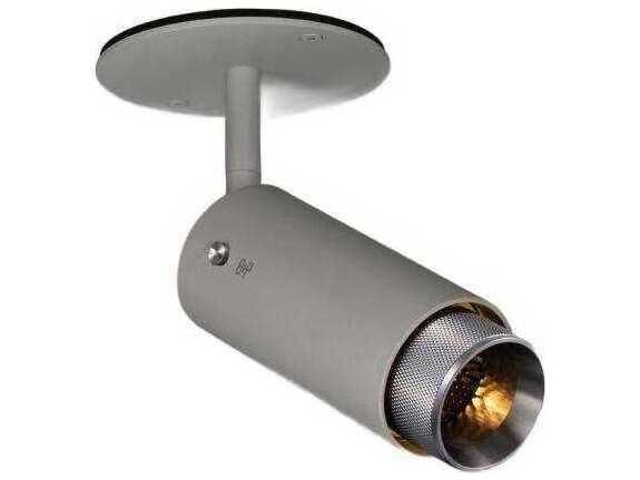 Exhaust Adjustable LED Spotlight in Steel Finish