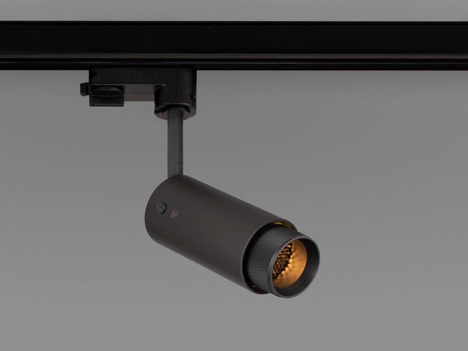 Exhaust 1-Light LED Track Spotlight in Graphite Smoked Bronze