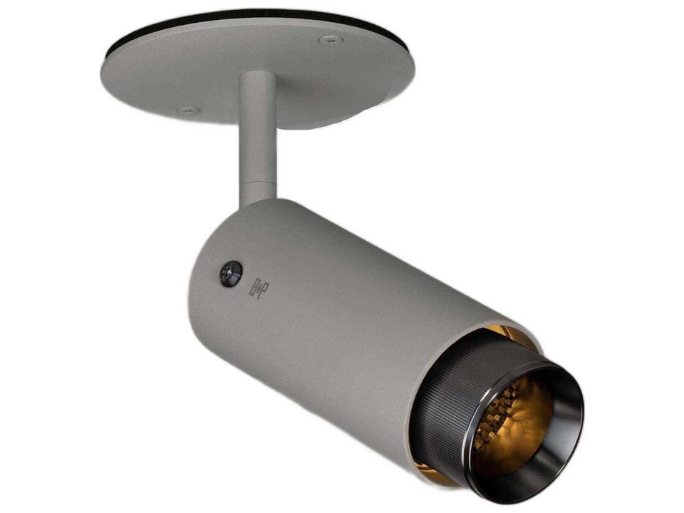 Exhaust Adjustable 1-Light LED Spot Light in Gun Metal with Linear Knurl