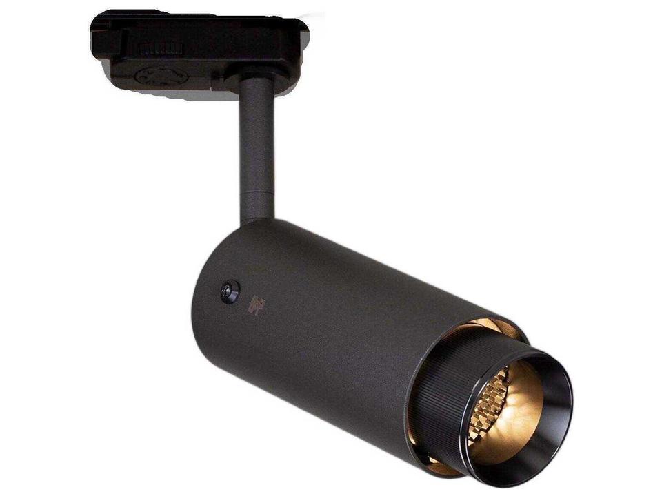 Exhaust 1-Light Gun Metal Black LED Track Spotlight