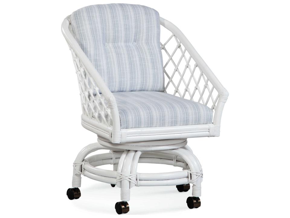 Kent Upholstered Swivel Game Chair with Casters