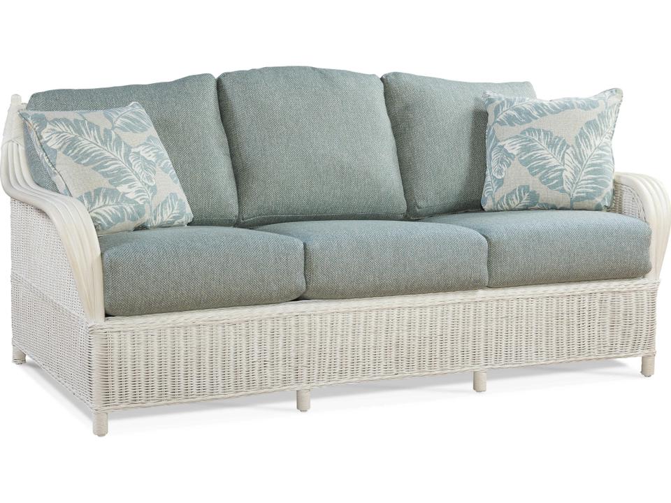Bodega Bay Queen Sleeper Sofa in Wicker and Rattan