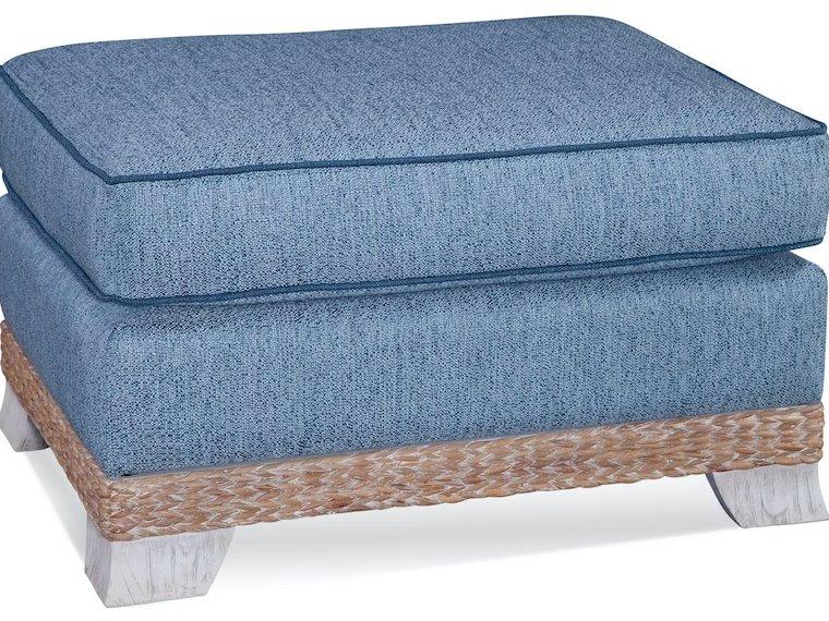 Fairwind Upholstered Ottoman in Hatteras Finish