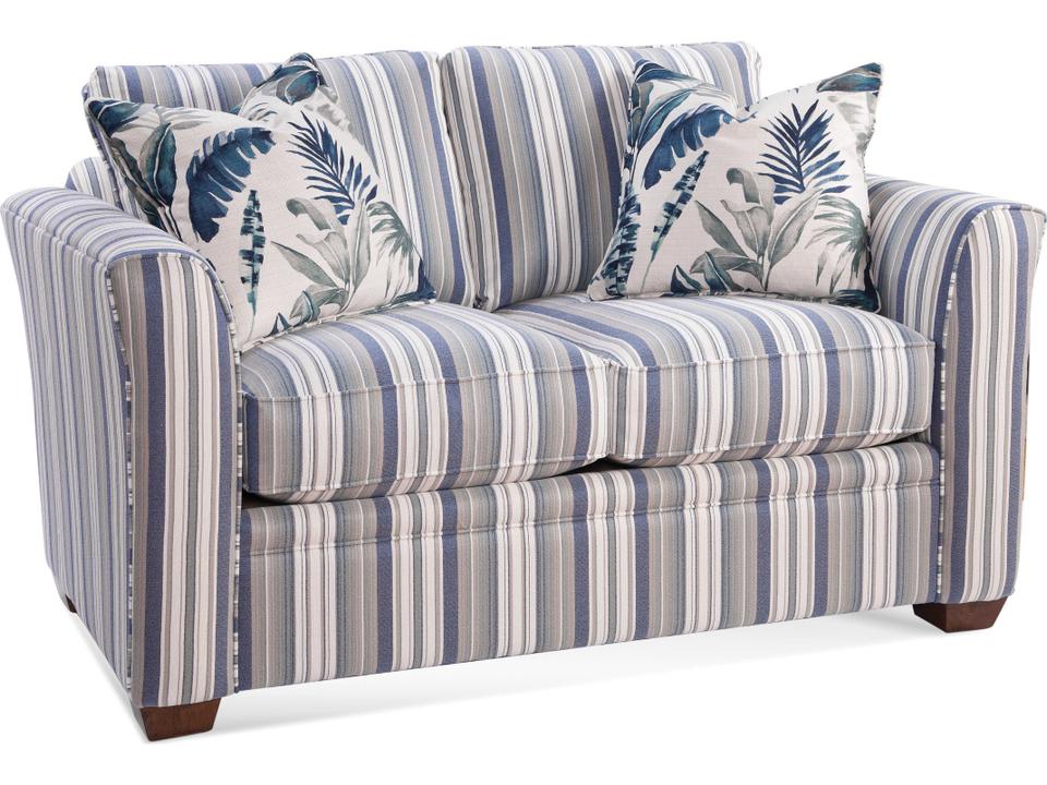 Bridgeport Upholstered Loveseat with Wood Legs