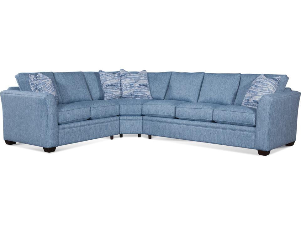 Bridgeport 3-Piece Upholstered Sleeper Sectional Sofa