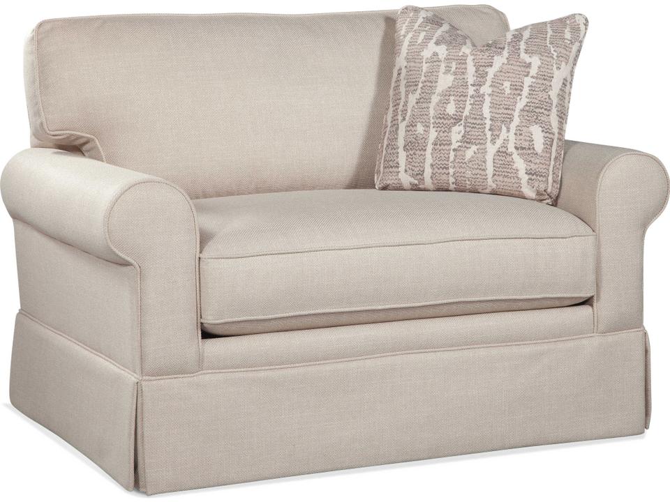 Benton Twin Sleeper Chair with Gel Memory Foam Mattress