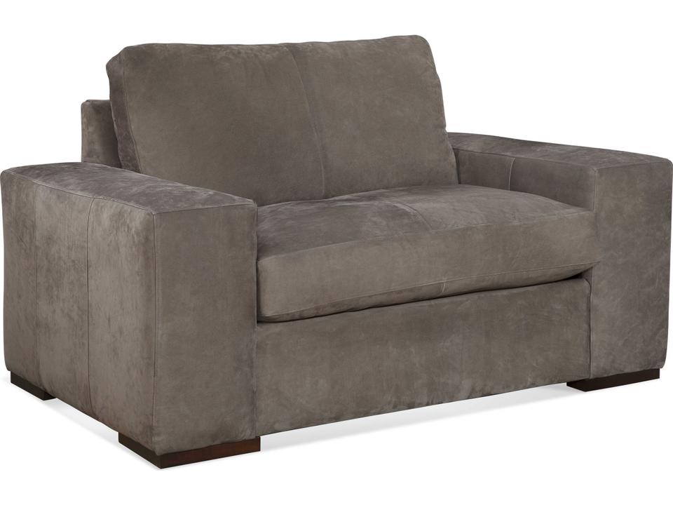 Memphis Leather Chair and a Half in Brown
