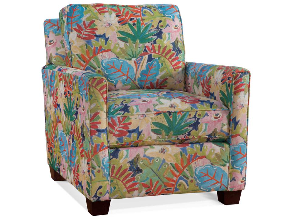 Nicklaus Fabric Accent Chair with Track Arms