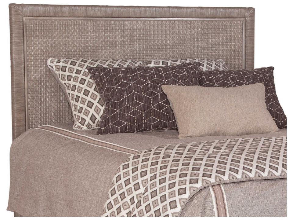 Naples King Headboard Rattan and Wood Frame