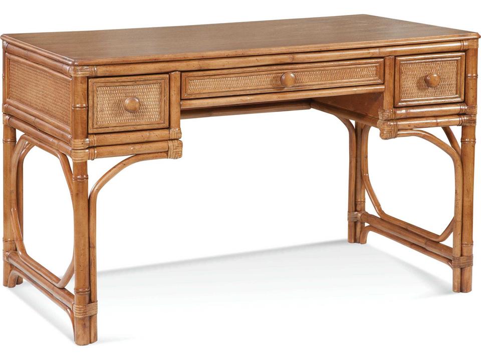 Summer Retreat 3-Drawer Writing Desk with Keyboard Tray