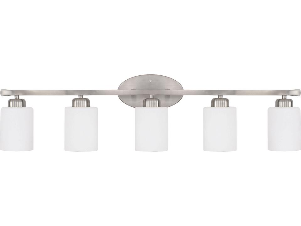 5-Light Dixon Vanity Light in Brushed Nickel