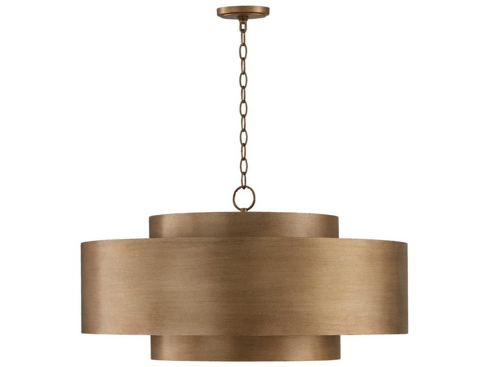 Jude 9-Light Drum Pendant Light in Mystic Luster Finish