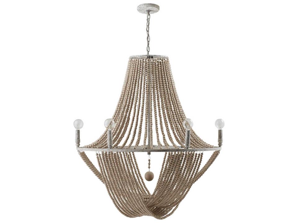 Kayla 6-Light Chandelier in Mystic Sand Finish