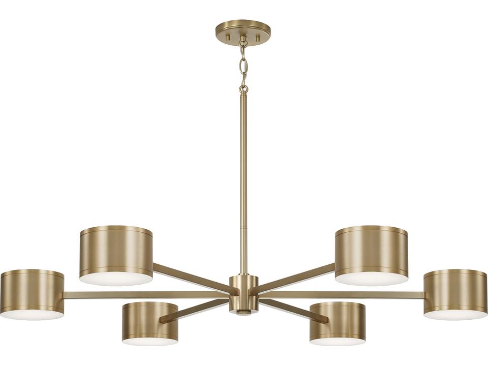 Henley 12-Light Chandelier with Integrated LED in Aged Brass
