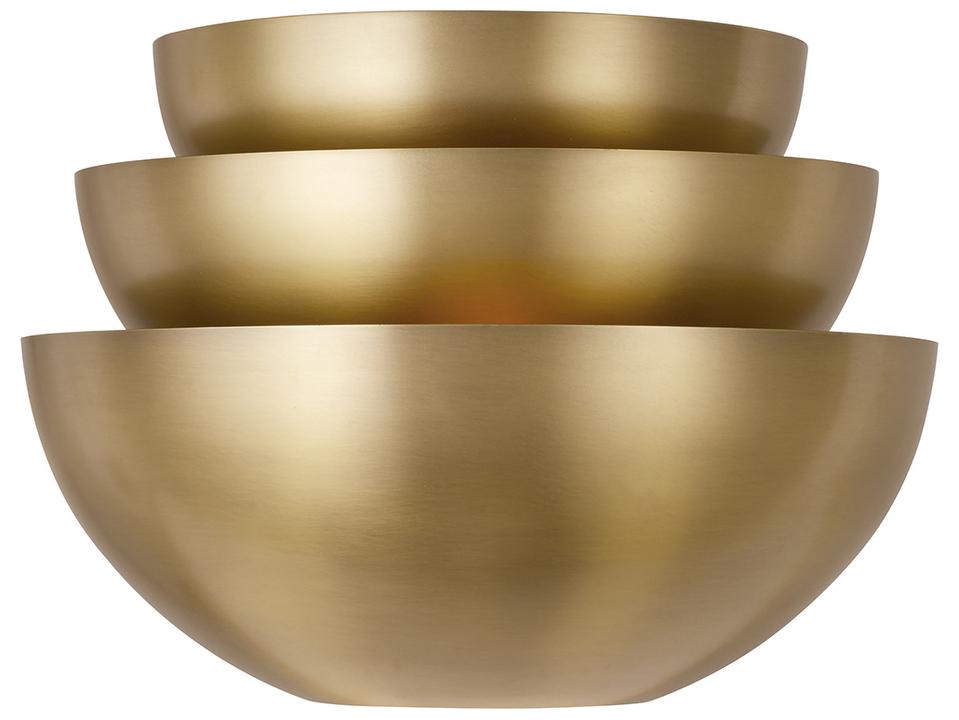 Gia 2-Light Wall Sconce in Aged Brass Finish