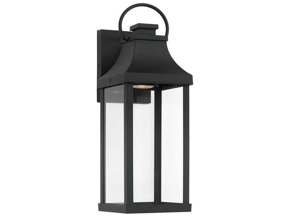 Bradford 1-Light Outdoor Wall Lantern in Black