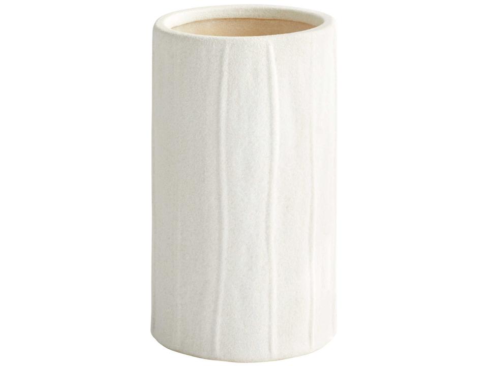Astreae Cylinder Vase White