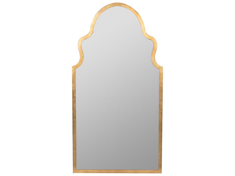 Lincoln Arched Wall Mirror in Gold Leaf Finish