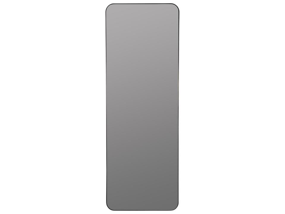 Melrose Rectangle Metal Floor Mirror in Matte Black