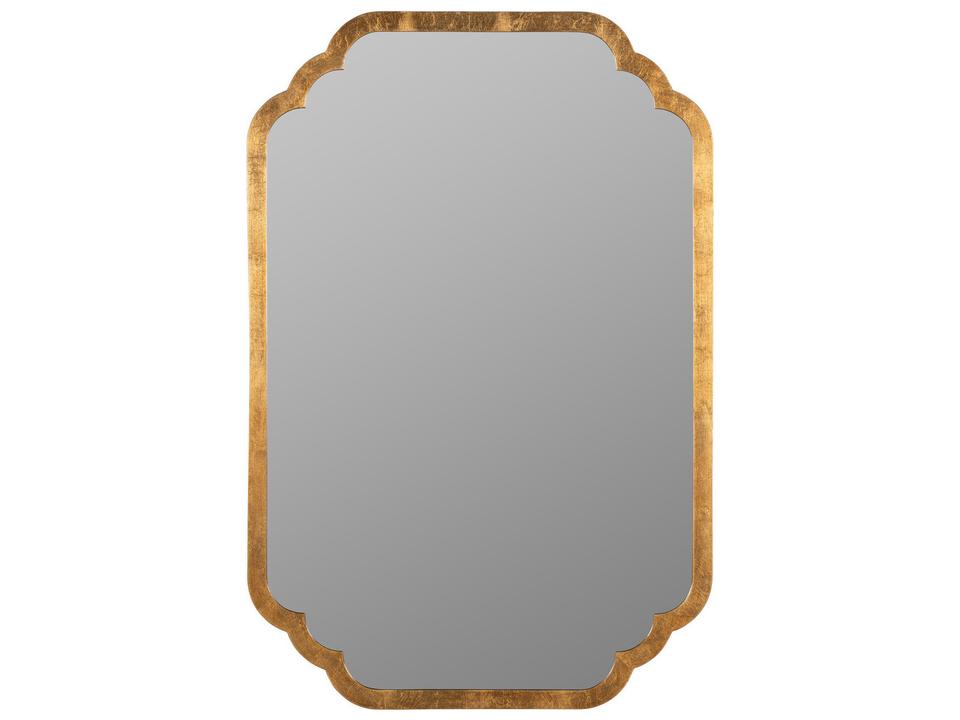 Carol Wall Mirror in Gold Leaf Finish