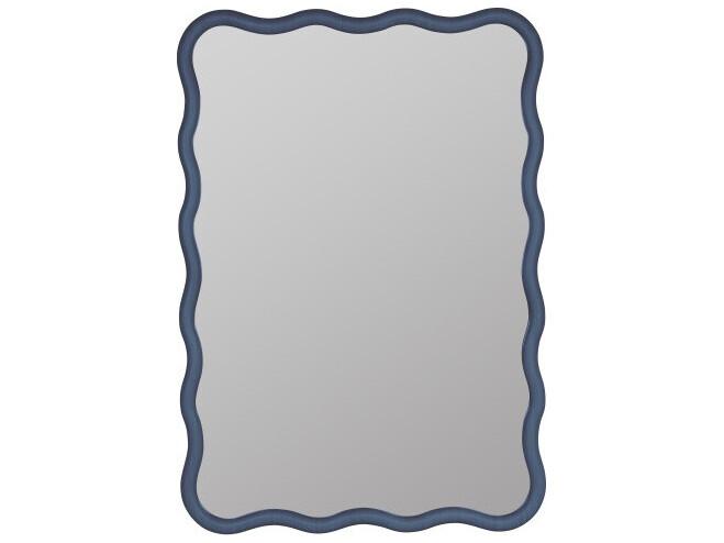 Candace Denim Rectangle Wall Mirror